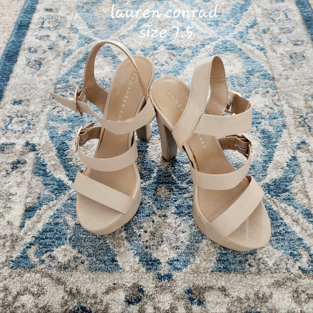 LAUREN Conrad Nude Heels